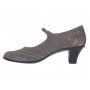 Marimea 37 Pantofi dama eleganti din piele naturala intoarsa Gri P104GRI5VEL